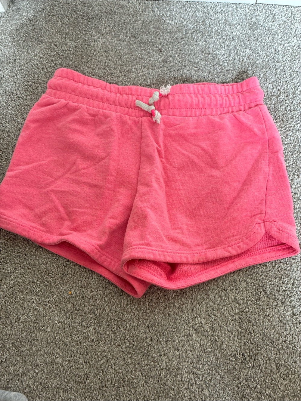 Cat & Jack Hot Pink Terry Cloth Drawstring Athletic Shorts